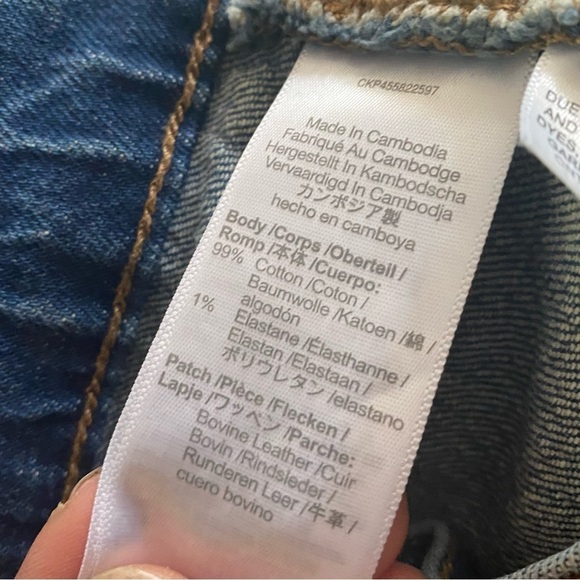 Madewell Women’s 26 Balloon Blue Loose Fit Cropped Length Jeans - Picture 5 of 5